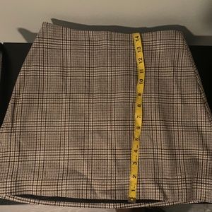 Reformation Plaid Mini Skirt Size 2